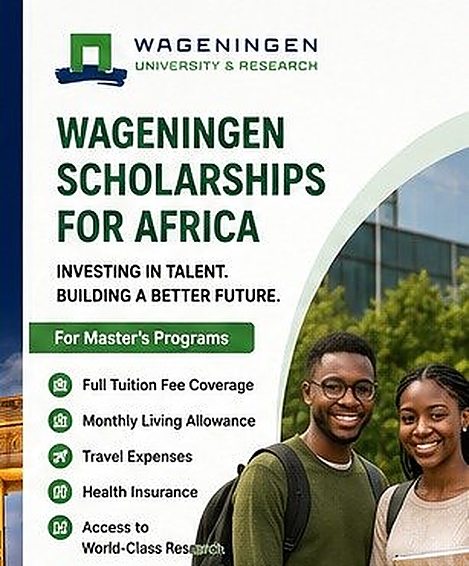 Wageningen Scholarships for Africa flyer