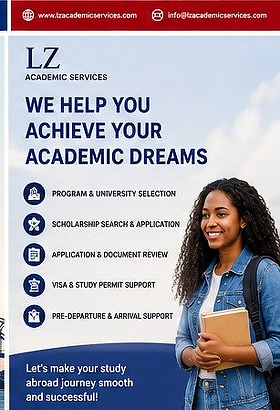 LZ Academic Services consultation flyer