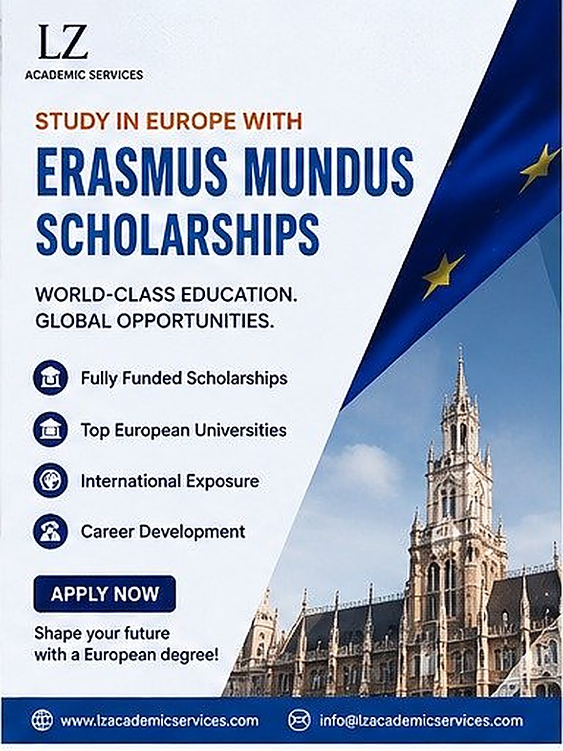 Erasmus Mundus Scholarships flyer